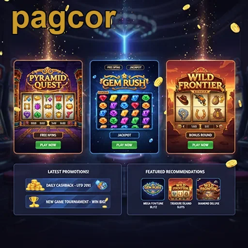 Mobile gaming interface showcasing VIP services and casino games - pagcor